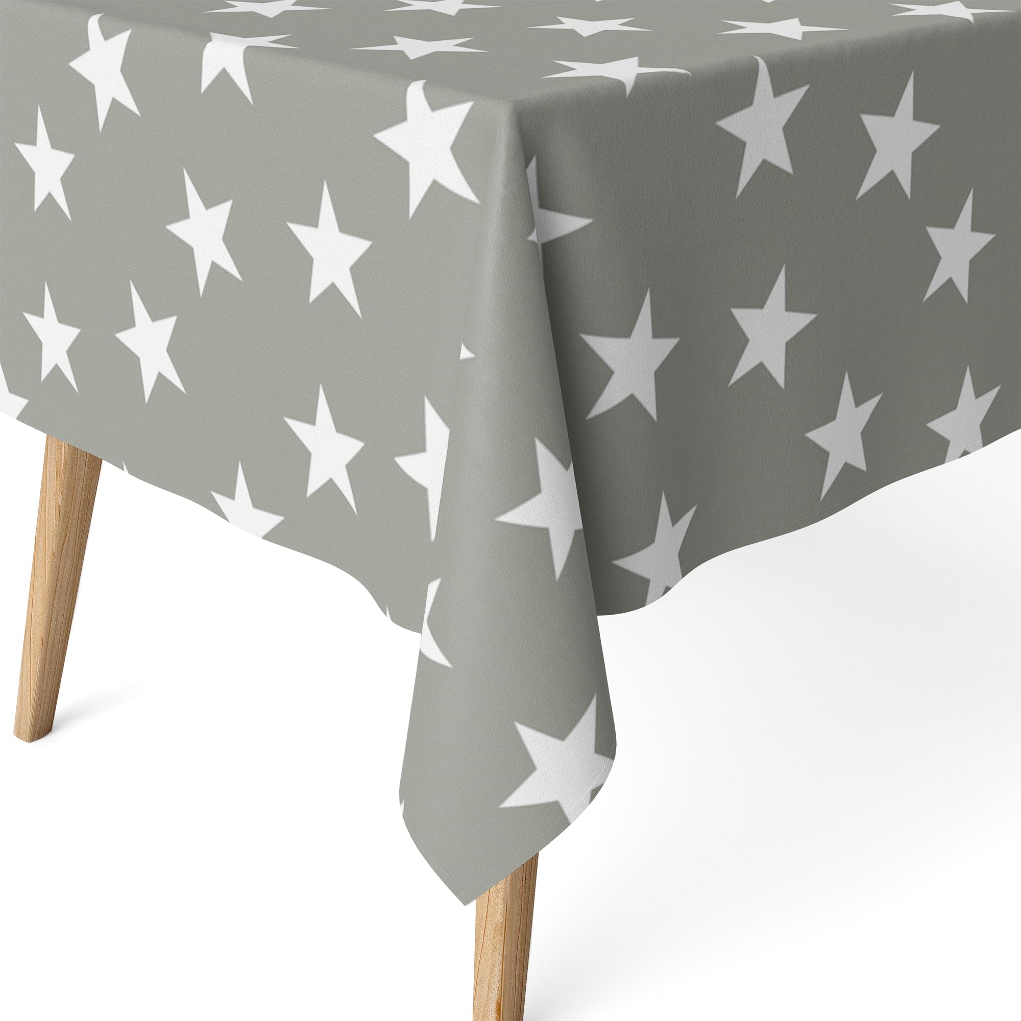 Martina Home Grey Resin Tablecloth 260 x 140 cm