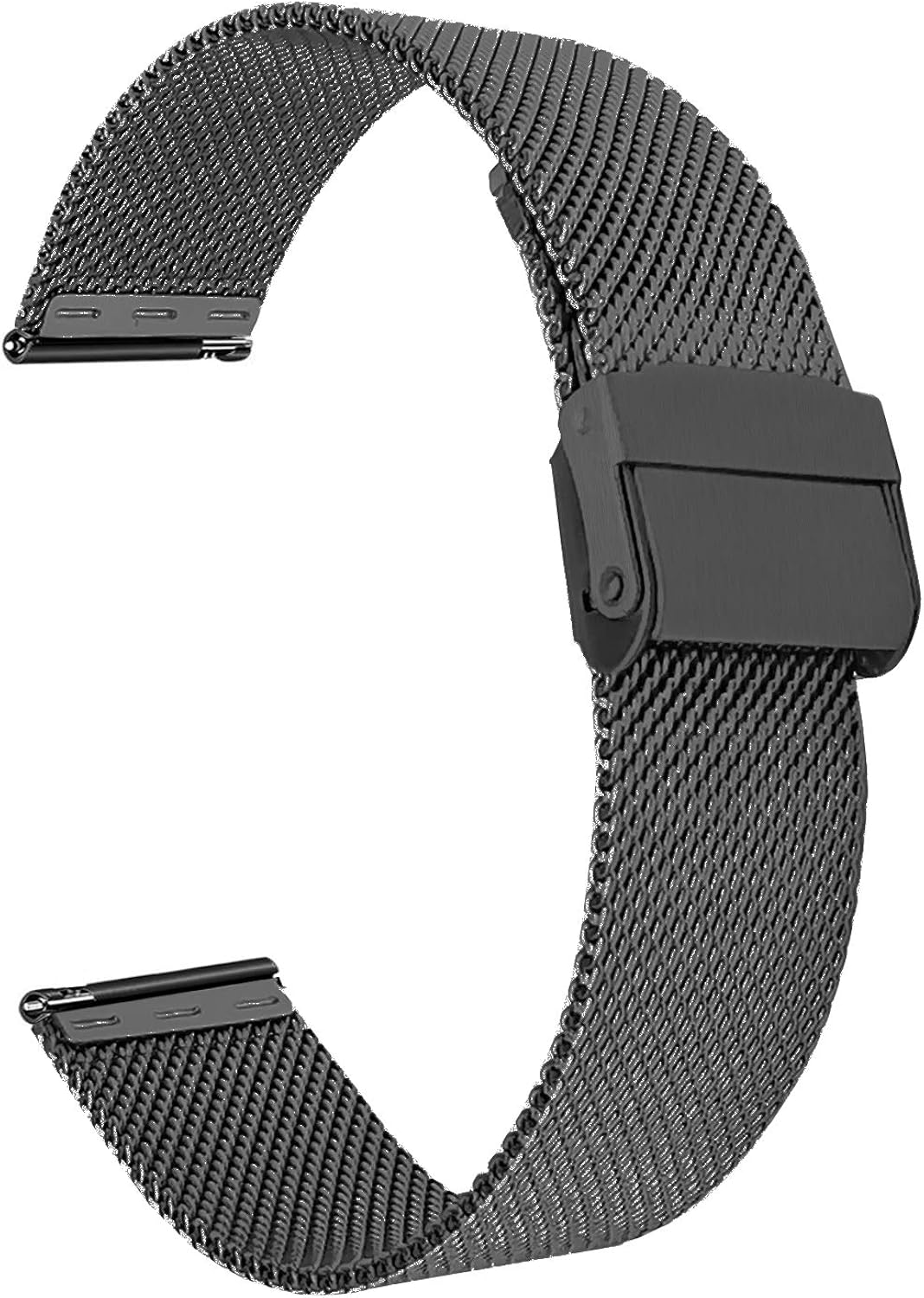 VKIM Compatible with Vivomove HR Bands, Mesh Woven Stainless Steel