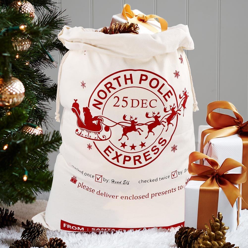 childrens santa sacks