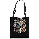 Halloween Sugar Skull Skull Dia De Los Muertos Calavera Tote Bag