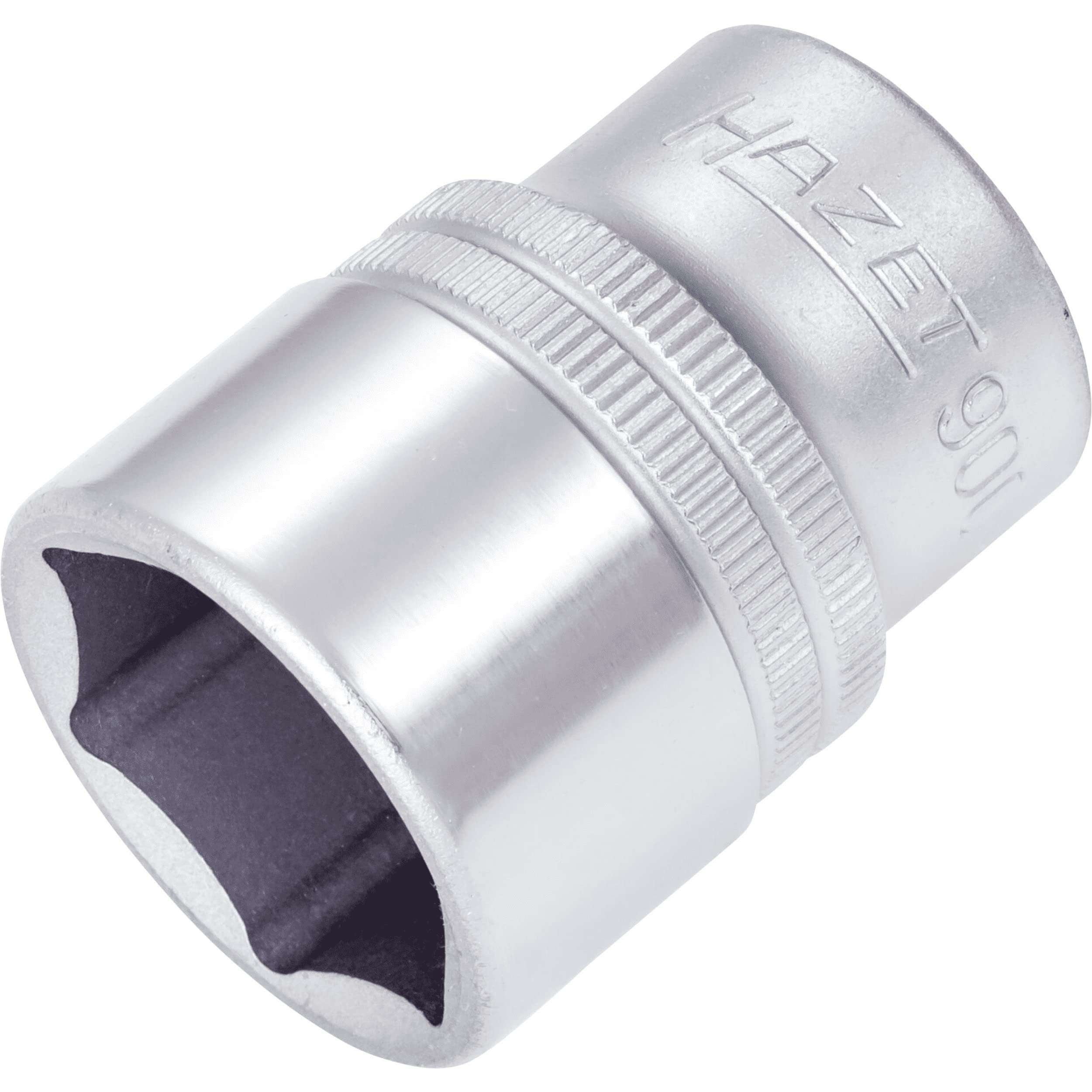 HAZET 900-23 41.5 mm 6-Point Hexagon Traction Profile Socket - Chrome-Plated/Polished