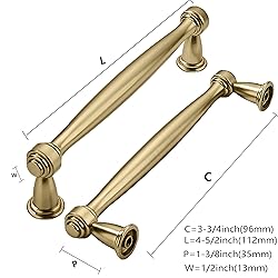 khtumeware 2 Pack 3-3/4 Inch(96mm) Champagne Bronze