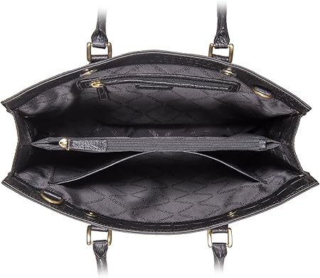 hidesign kester black leather handbag