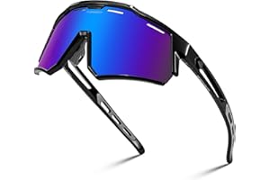 FEISEDY Polarized Sports Sunglasses for Men Women, Teens Baseball Tennis Sunglasses, TR90 Cycling Glasses B4151