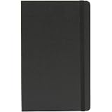 Amazon Basics Classic Notebook, 240 Pages, Hardcover - 5 x 8.25-Inch, Line Ruled Pages