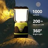 Lepro 1000 Lumen LED Camping Lantern Battery Powered Dimmable Warm Daylight view 2