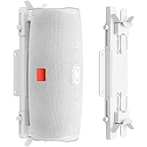 TXEsign Speaker Wall Mount for JBL Charge 4/5/Flip 5/6 - Metal Wall & Ceiling Mount Holder for Speaker 6.85-9.2 inches (White)