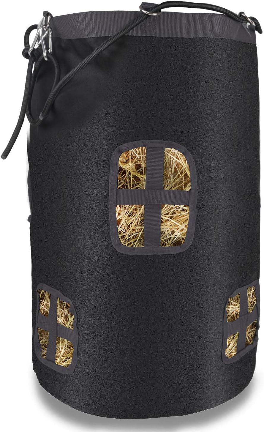 Yuar butee Round Hay Bag Hay Bale Storage Bag，Large Tote