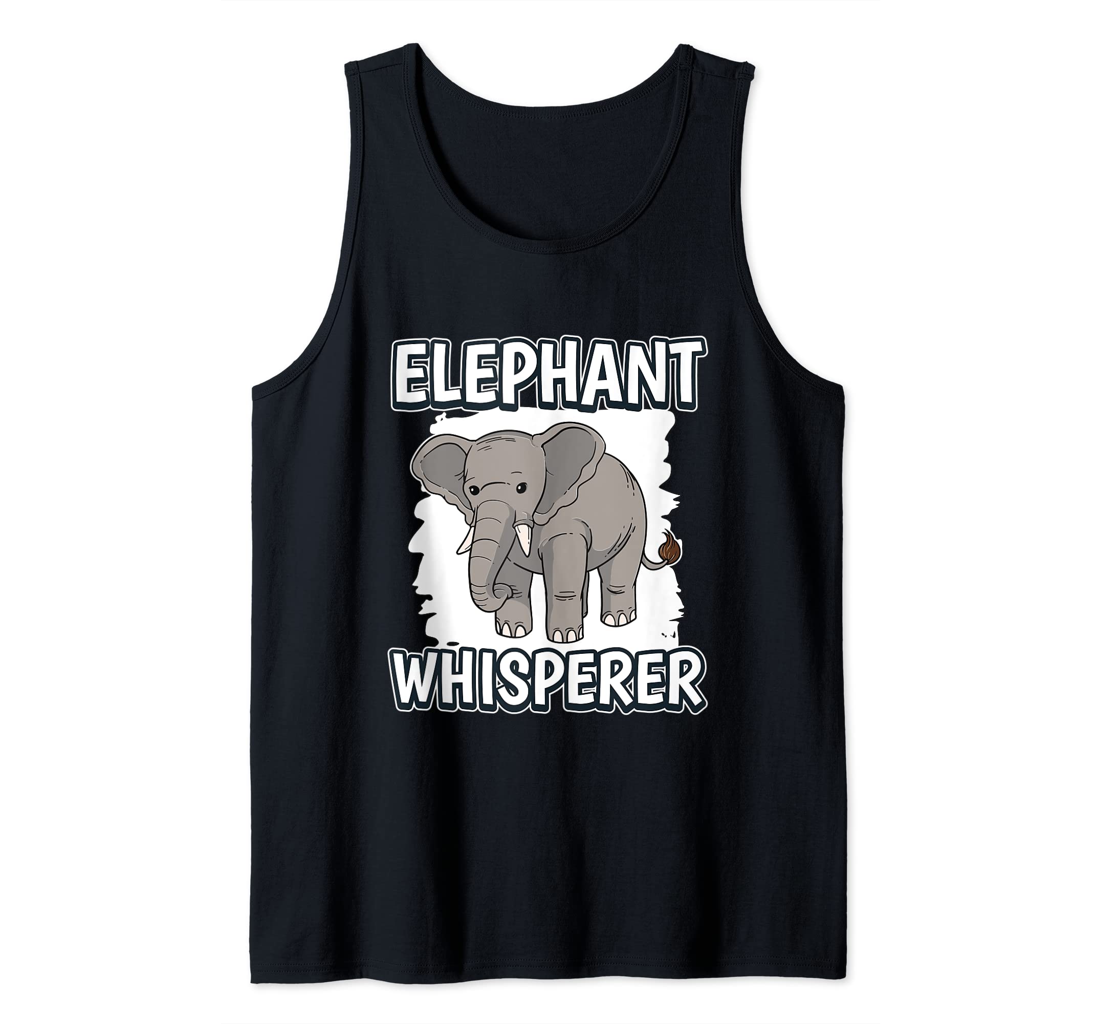 Elephant Whisperer Elephant Tank Top
