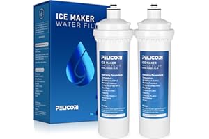PELICORI Ice O Matic IOMQ Water Filter for IFQ1 and IFQ2 Systems (2 Pack)