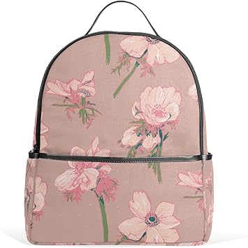 floral pattern backpack
