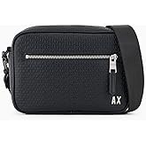 Armani Exchange Men's Elba Crossbody, Black, One Size