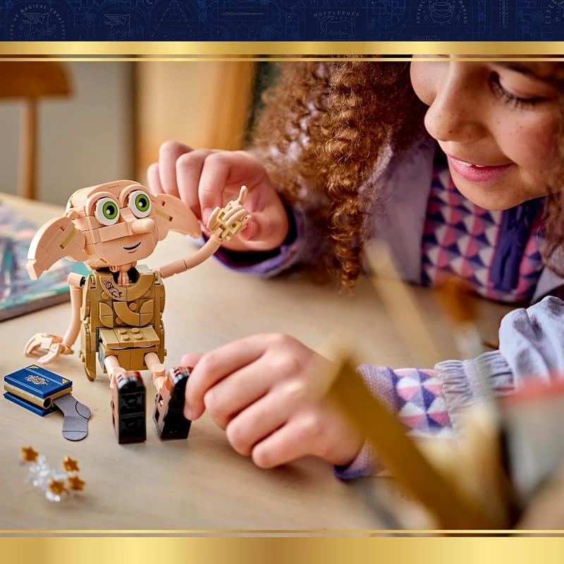 Harry Potter Dobby l’Elfe Libre - Jouet - Maquette se Transformant en Figurine de Kreattur - Décoration de Chambre d'enfant DIY - Cadeau pour Fille, Garçon ou Fan dès 8 Ans 76469 — photo 4 sur 8