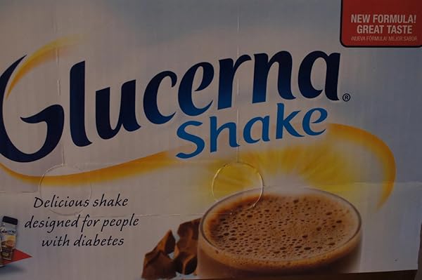GLUCERNA ORIGINAL DIABETES CARE SHAKE, RICH CHOCOLATE, DIABETIC MEAL REPLACEMENT TO SUPPORT BLOOD SUGAR MANAGEMENT, 10G PROTEIN, 180 CALORIES, READY TO DRINK, 8-FL-OZ BOTTLE, 6 PACK