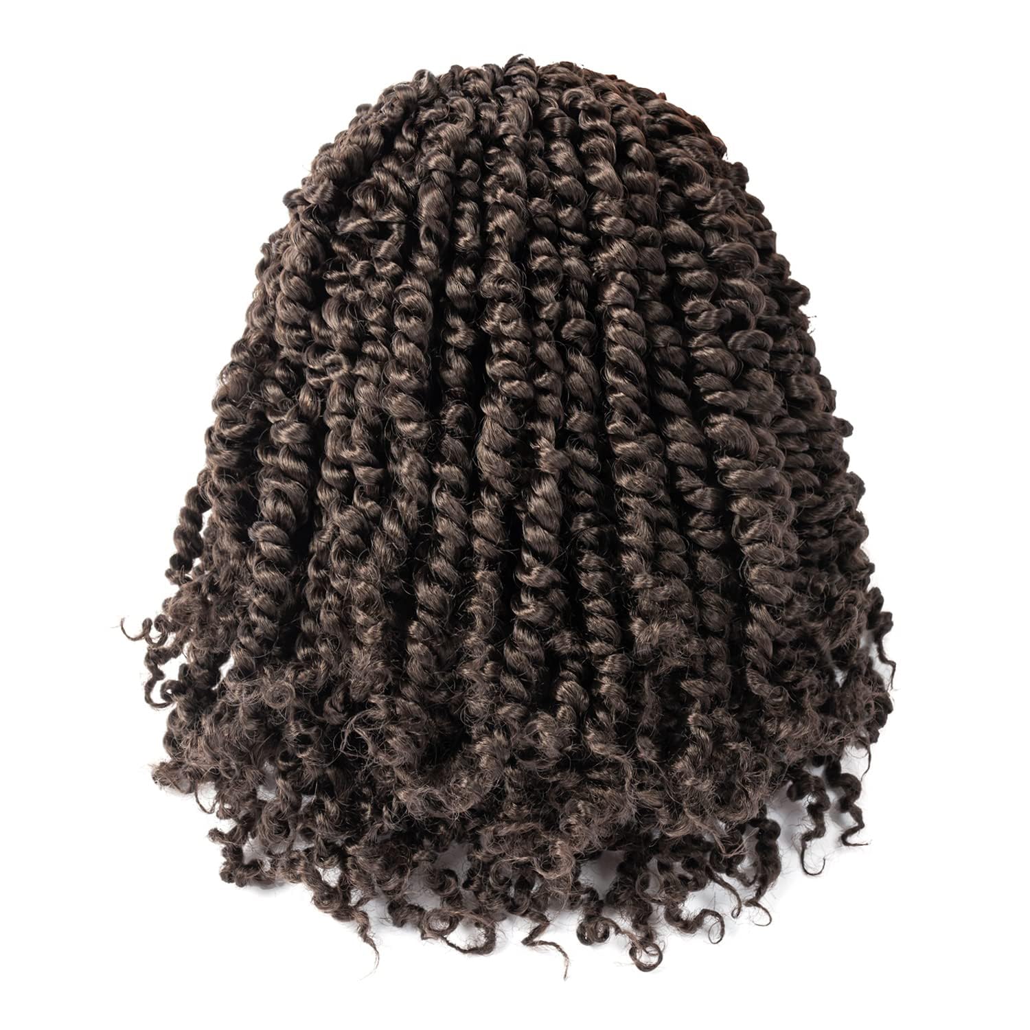 YDDM Pretwisted 10 Inch Passion Twist Braids - 8 Packs, Pre-Looped Crochet Hair Extension — image 1