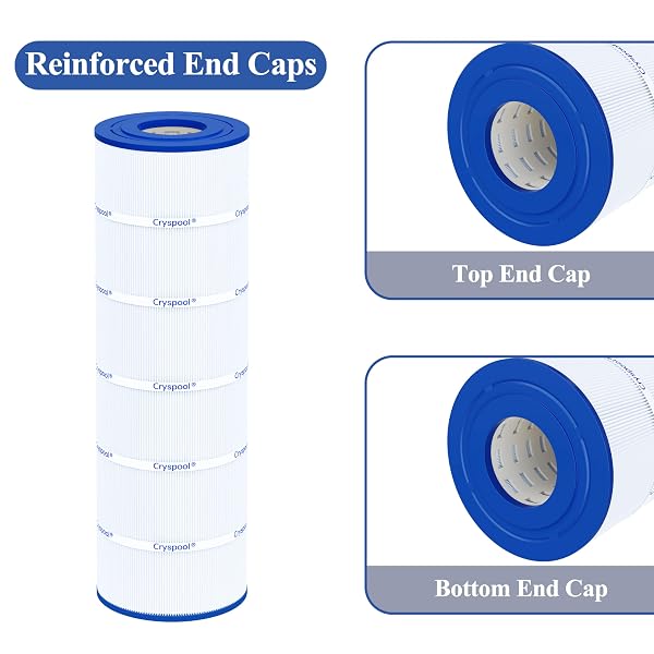 CRYSPOOL® 08058 FILTER COMPATIBLE WITH PWWPC125B, PXC-125, POSI-CLEAR PXC-150, C-8413, FC-2575, 125 SQ. FT POOL FILTER CARTRIDGE, 1 PACK
