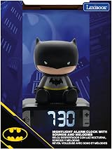 Lexibook Batman Nightlight Alarm Clock RL800BATLXB Kids Wake Time view 5