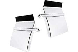 GUSSTZEL Quarter Fenders for Semi Truck, 1 Pair Stainless Steel Heavy Duty Quarter Fenders, 24" x 24"