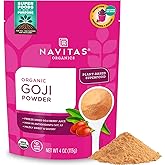 NAVITAS Naturals Goji Berry Powder, 113 Gram
