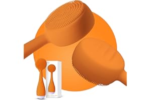 PMD Clean Mini - Smart Facial Cleansing Device with Silicone Brush & Anti-Aging Massager - Waterproof - SonicGlow Vibration T