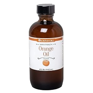 LorAnn Orange Oil Super Strength Natural Flavor, 4 ounce bottle