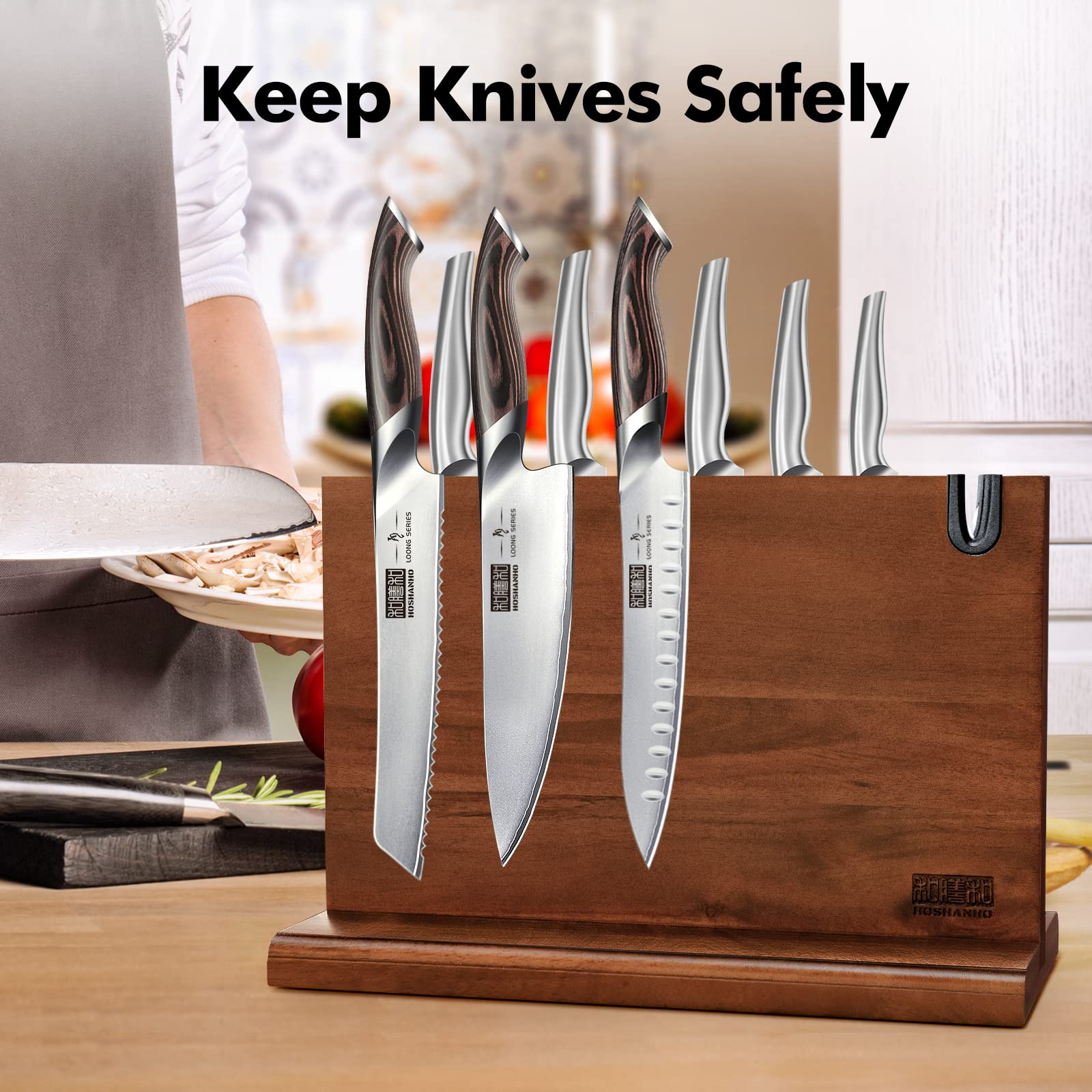 Magnetic Knife Block