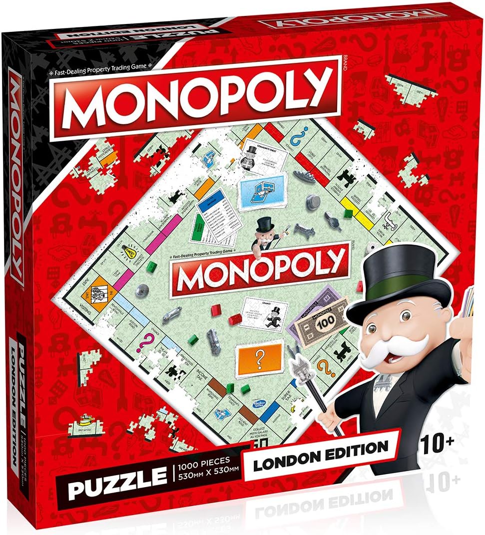 Winning Moves London Monopoly 1000 Piece Jigsaw Puzzle Game