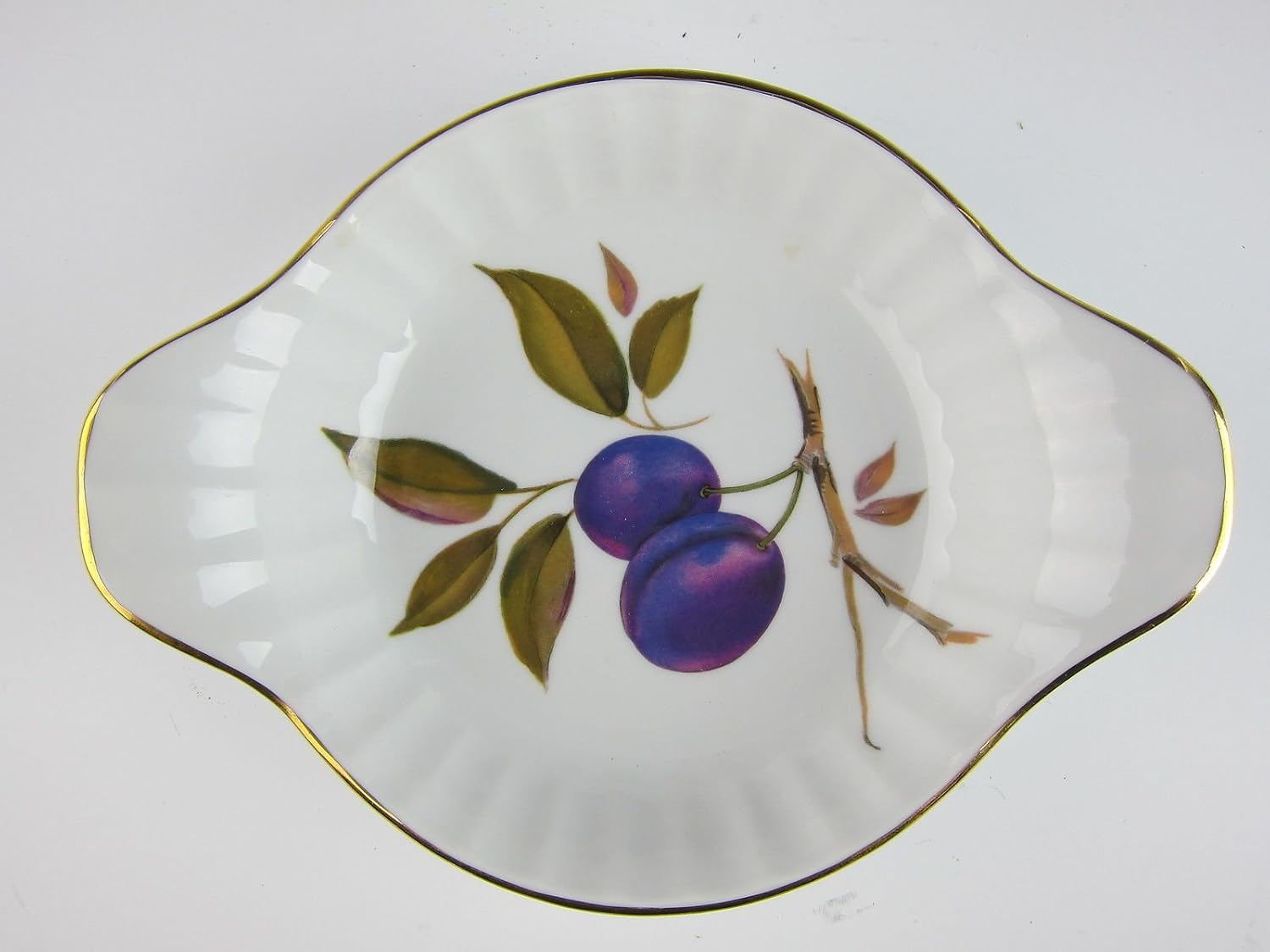 Royal Worcester China EVESHAM GOLD Round/Eared Egg Dish(s) EXCELLENT