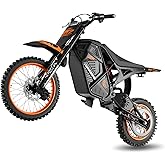 Windone RM7 Electric Dirt Bike for Teens &amp; Adults, 48V 22.5Ah, 37MPH &amp; 45-Mile Electric Motorcycle, 2200W Ebike, 14"/12" Off-Road Tire E-Bike, Dual Hydraulic Brakes, Full Suspension, Fit Age 13+