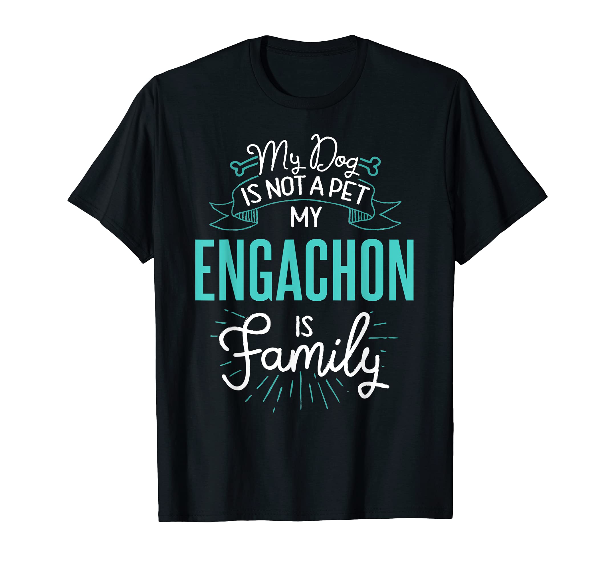 Cute Engachon Design Family Dog Giftn T-Shirt