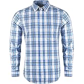 ALTOGUSTO Men's Long Sleeve Button Down Dress Shirt Plaid Classic Casual Shirts