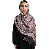MiaoChoice Boho Scarf Hijab for Women Lightweight Floral Printed Scarves Fall Winter Fashion Shawl wraps