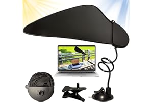 LIVVIE Cubicle Shade – Adjustable Desk Shade for Cubicle to Block Light & Reduce Glare – Portable Cubicle Light Shield and Office Shade to Block Overhead Light – Ideal Laptop Shade for Working Outside