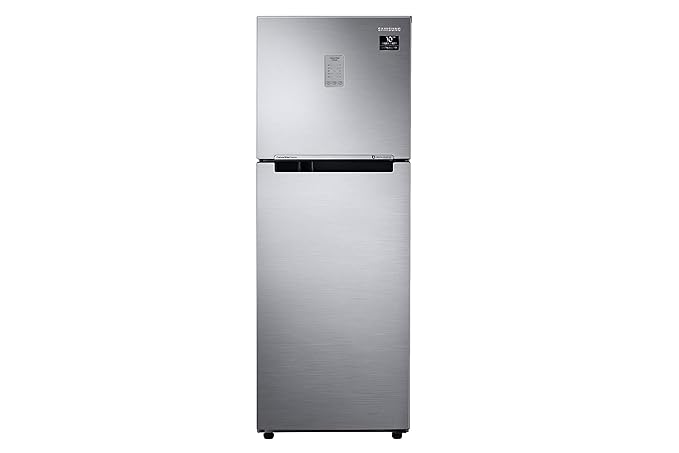 Samsung 253L 3 Star Inverter Frost Free Double Door Refrigerator (RT28T3743S8/HL, Elegant Inox, Convertible)