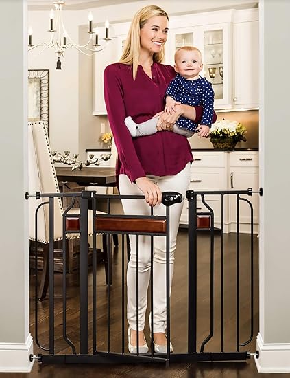 Amazon Com Regalo Home Accents Extra Wide Walk Thru Baby Gate