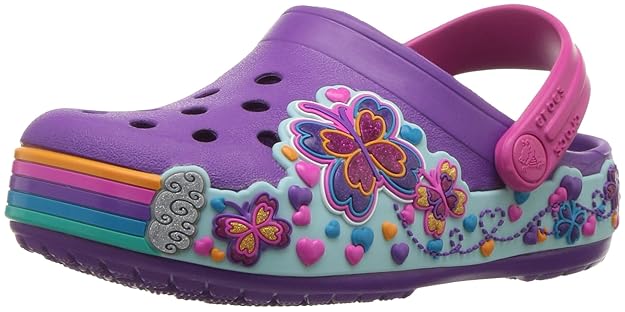 Crocs Unisex-Kinder Crocband Fun Lab Graphic Clog Kids