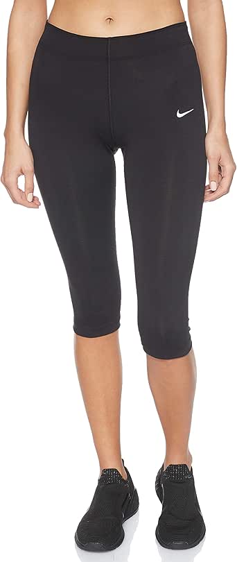 Nike Leg-a-See Knee Length Legging Women's Cj2659-010 at Amazon Womenâs Clothing store