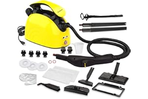 WAITBIRD Steam Cleaner, Multipurpose Powerful Steamer with 21 Accessories, Portable Handheld Steam Mop with 38OZ Tank, Natural Cleaning for Home Use, Floor, Grout, Tile, Couch, Carpet, Car