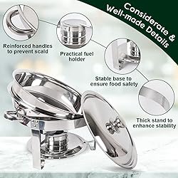 IMACONE Chafing Dish Buffet Set of 2 Pack, 5QT