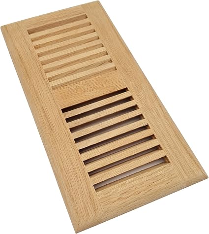 Homewell Red Oak Wood Floor Register Vent Drop In Vent 4x10 Inch