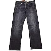 T.K. Axel Men's Straight Slim Boot Cut Stretch Denim Jeans, Relaxed Fit Boot Cut Jeans - Dark Wash (Bondi)