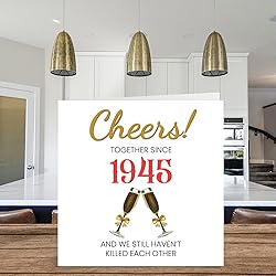 Funny 79th Anniversary Card for Husband Wife