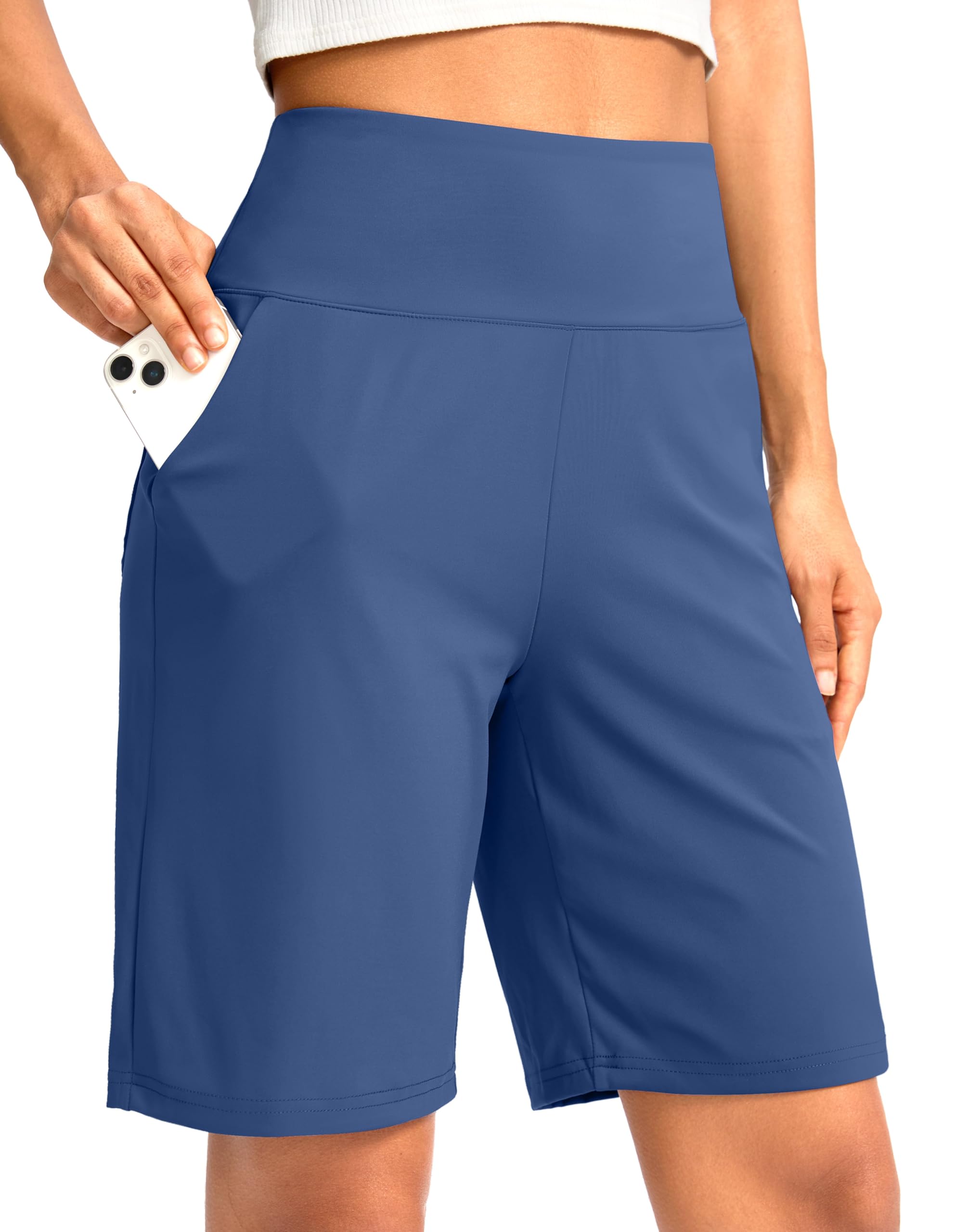 G Gradual Women's Bermuda Long Shorts with Pockets