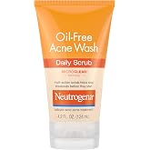 Neutrogena Oil Free Daily Acne Face Scrub, 4.2 oz | 2% Salicylic Acid Cleanser, Daily Exfoliating Scrub &amp; Acne Treatment, Oily Acne-Prone Skin, Clears Breakouts &amp; Blackheads