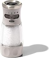 OXO Good Grips Contoured Mess-Free Salt Grinder - Adjustable Ceramic Mill