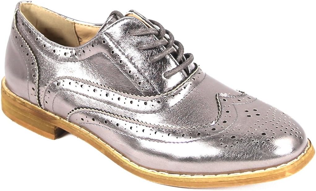 Bucco Oxee Womens Fashion Vegan Leather Oxford Shoes