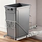 XYLOME Pull Out Trash Can Under Cabinet for 7&ndash;11 Gallons Trash Can, No Bin | Under Sink Trash Can Pull Out Kit for Kitchen, Requires Min. Cabinet Opening 12"W X 17.5"D, Slide Out Trash Can Under Cabinet