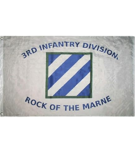3x5 3rd Infantry Division Flag – Rock Of The Marne – 100D Polyester – Trade Winds