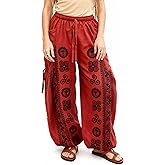 Siamrose Yoga Harem Pants Men Women Baggy Casual Lounge Trousers Adjustable Length 2 Pockets