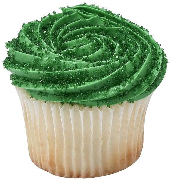 DECOPAC SANDING SUGAR | GREEN EDIBLE SUGAR SPRINKLES | 33OZ | EDIBLE SANDING SUGAR IN HANDHELD CONTAINER | MADE IN USA | SUGAR SPRINKLE MIX FOR CAKES, CUPCAKES, COOKIES, EXTRA LARGE PACK | 33 OUNCE – GREEN